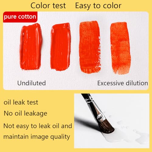 Canvas Panels, Dujelixa Blanco Katoen Art Canvas, Ronde Stretched Canvas, Diameter 15cm Voorgerekt Canvas Board, Canvas voor het schilderen, Geschikt voor Olieverf, Acryl, Aquarel (10 stuks) 4