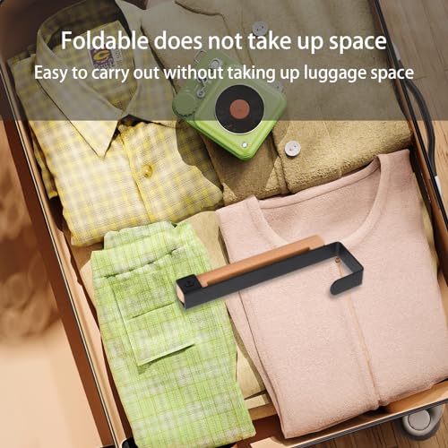 Deurhaken voor opknoping, opvouwbare deur wash Hanger, deur haak lijst voor opknoping, kleding haken, deur voor tas, mantel, handdoek, deur garderobe voor opknoping, voor keuken slaapkamer(White) 5