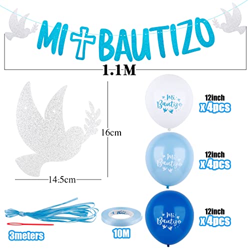 Mi Bautizo decoratie (blauw)