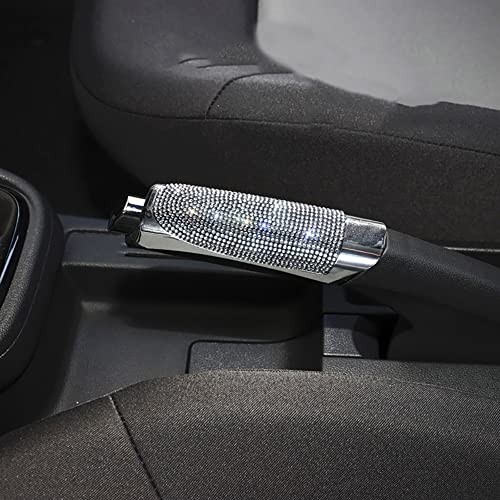 Dueries Auto handremhoes Glitter Rhinestone Decoratie Universal Fit Wit