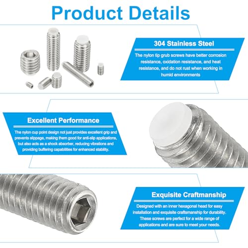 Macking schroef M8 x 25 mm, 5 stuks roestvrij staal 304 Metric Hex Head Head Head Hex Head Hex Head Hex Socket Fittings met Hex Socket 3