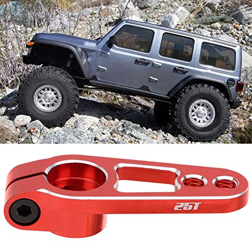 RC Servo Arm, 25T Stuurarm voor 1/8 1/10 RC Auto Upgrade Vervanging Accessoire(Rood) 5