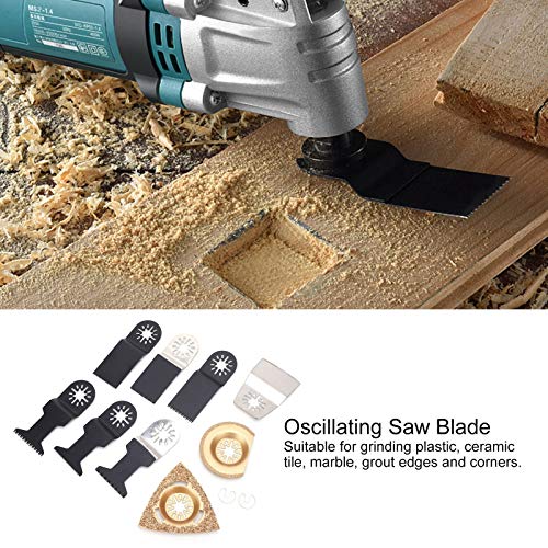 Multifunctionele gereedschapsmes Oscillating Accessoires Kit 25 stuks Rocking Saw Blades Compatibel met Bosch, , Fein, Worx, , Einhell, etc