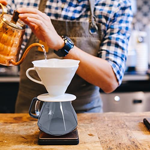 Koffiekoker, Glass Coffee Server Pot, Heat Resistant Koffie Part Pot, Clear Theepot, Bar Counter Keuken Receptie Kamer Koffiepot (400ml) 4