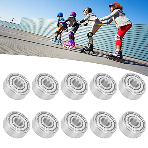 Kogeljagers, 5 x 13 x 5 mm roestvrijstallen kogeljagers voor longboards, rolschaatsen, onderdelen, skateboards, inline schaatsen, grootkogels
