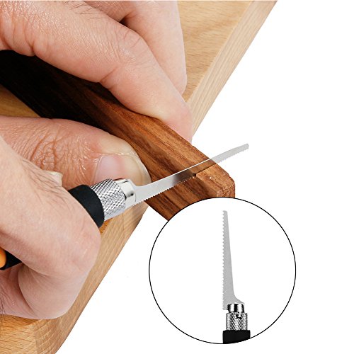 Mini handzaag model gereedschap hobby handzagen set met 3 stuks DIY Craft Blade Mini Hobby scheerapparaat zagset 3