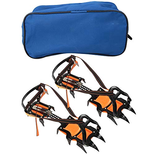 1 paar schoenen hoes anti-slip schoenen hoes 12 tanden lente claw ski laarzen hoes buiten shoes buiten krampons schoenen hoes voor skiën klimmen