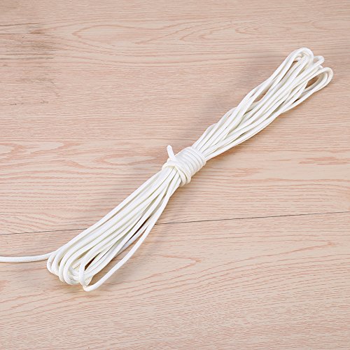 Overlevingsparacord Cord parachute touw 9 Cords 7.62m/25ft 550lbs Glowing Glow in the Dark Tear-Proof, White