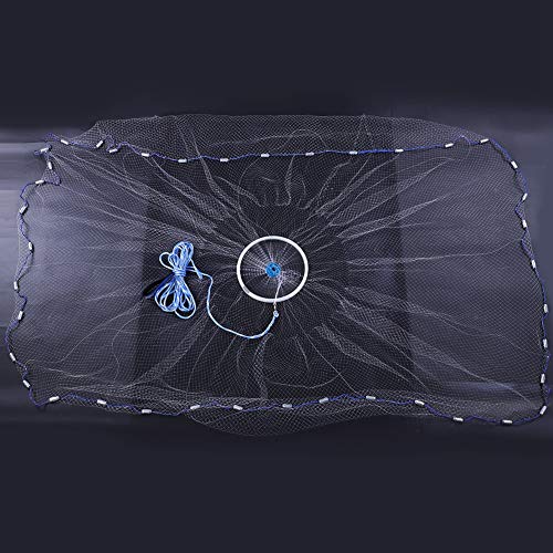 Nylon Visnet, Outdoor Monofilament American Style Cast Hand Gooi Visnet (2,4m) 5