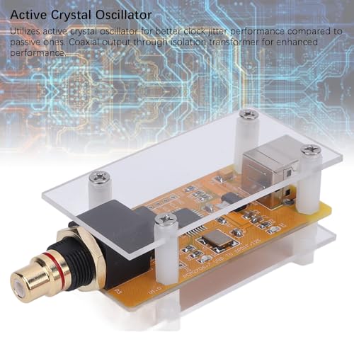 USB Sound Card Decoder PCM2706C USB naar Coaxiale Digitale Signaal Output Adapter USB Digitale Audio Decoder Converter Actieve Crystal Oscillator Koper Gold Plated Coaxic Aansluiting 4