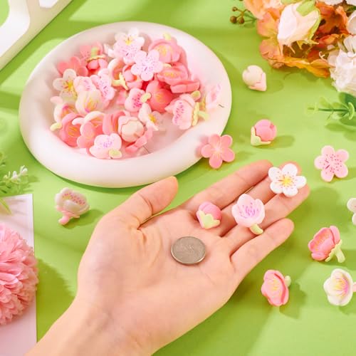 48 st Bloemen Tacks Bloemen Tekenen Pins Leuke Push Pins Set Hars Bloemen Decoratieve Duim Tacks Bulletin Board Tack voor Kaart Cork Board Posters Fotoweergave Office Home 5