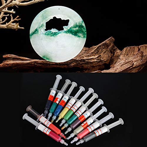 12-delige polijstpasta, diamantpolijstpasta, voor het uiteindelijk polijsten van juwelen en metaal, met opbergdoos 3