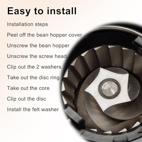 6 stuks Viltring Vervanging voor Breville Espresso Machine Mills, Wolring Compatibel met BES870, BES878, BES880, BES980, BCG820 Modellen Espresso Machine Accessoires 5