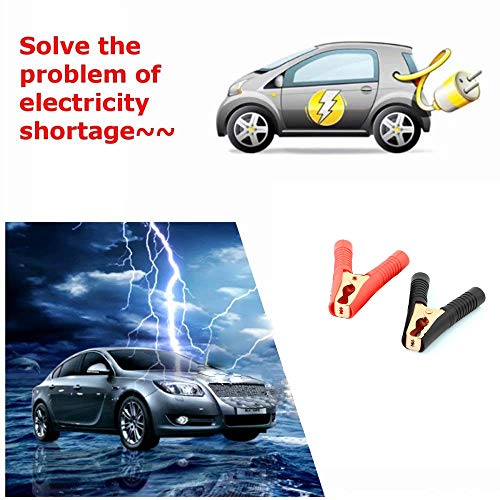 16 stuks Geïsoleerde Crocodile Clips, Auto Crocodile Clips, Batterijkabel Clips, Grote Hardware Crocodile Clamp set voor elektrische test schakelen 3