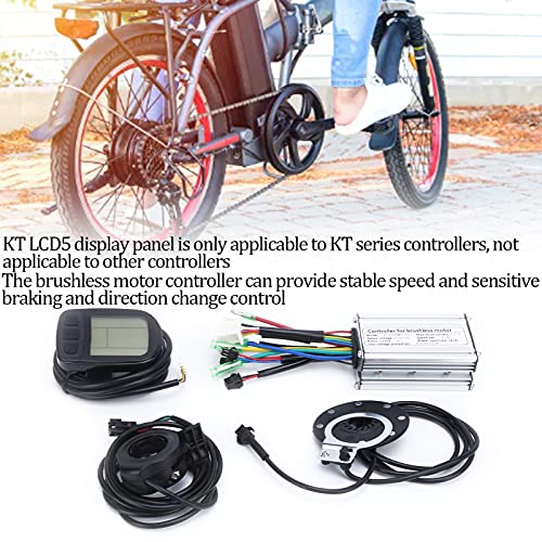 36V/48V 250W elektrische motorcontroller Kit elektrische motor borstelloos 7a Controller Kit met KT - LCD5 Display Panel Sensor Throttle voor elektrische fiets