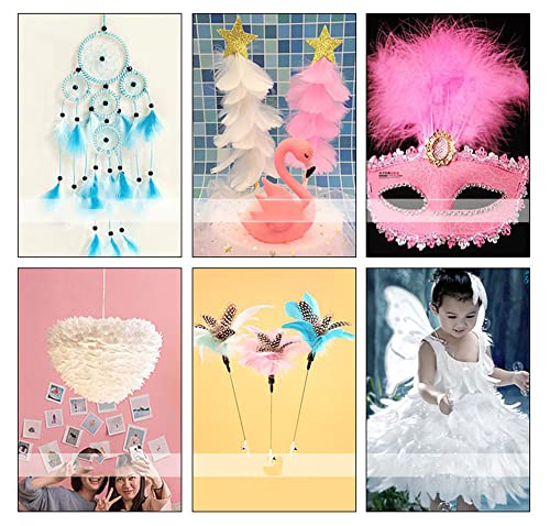 Pak van 100 kleurrijke veren voor ambachten, natuurlijke veren, ganzenveren, indianen, ambachtelijke veren voor doe-het-zelf kunstwerk, maskers hoeden, oorbellen, haar sieraden, droom catcher, bruiloft, carnaval, partij, decoratie, 7-12 cm, blauw