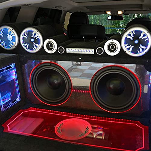 2 Farad Auto Audio Power Capacitor versterker Voltage Voltage Voltage Uitlezing met Transparante Montage Hardware voor het verbeteren van de versterker prestaties