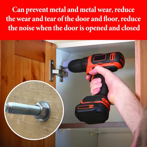 Pak van 30 ringen Room Deurs Roestvrij stalen ringen Deur Scharnieren 10 x 16 x 1 mm Deurringen Bevestigingsringen voor deuren voor schroeven Elektronische reparatie Automotive Industrie 4