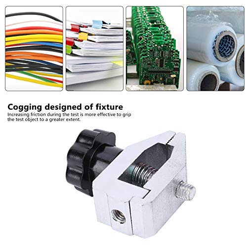 500N Stainless Steel Jaw Clamp Thrust Metaal Clamp Micrometer Armatuur voor het testen van rubber vellen, kabels, papier, elektrische componenten, Plastic Films