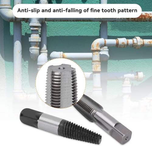 Pipe Extractor, 5/sets Pipe Extractor met Faucet 1/2inch Thread Verwijdering Reparatie Handleiding Gebroken Verwijderaar Gereedschap, Home Water Pijp Reparatie Kit 3