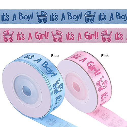 Satin Ribbon Stof Ribbon Zijde Blauw Roze Baby Douche Christenfeest Favor Cadeau Spot Lint10 Yards/Roll(Pink) 4
