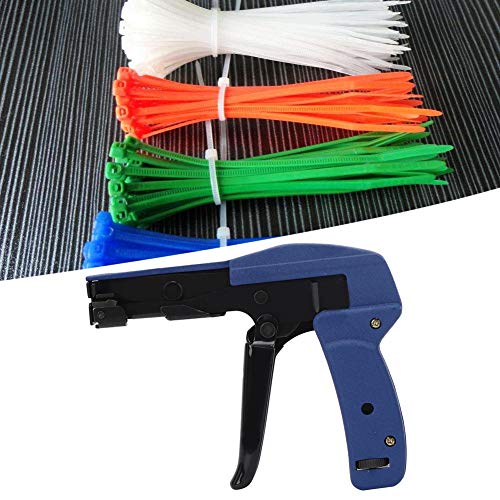 Elektrische Plastic Wreath Wire Kabel Tie Gun Blue Chrome Vanadium Alloy Steel Nylon Tie bevestigingsspanning Tools