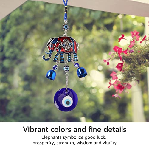Blue Eye Olifant Hangende Ornament, Olie Drop Blue Eye Hanger, Exquise Lucky Hanger Accessoires voor auto achteruitkijkspiegel, Gepersonaliseerde decoraties 3