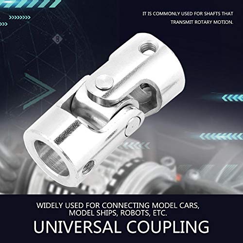 Universal Joint Socket, Shaft Coupling Motor Connector DIY Steering Universal Connection 10 * 10mm 5