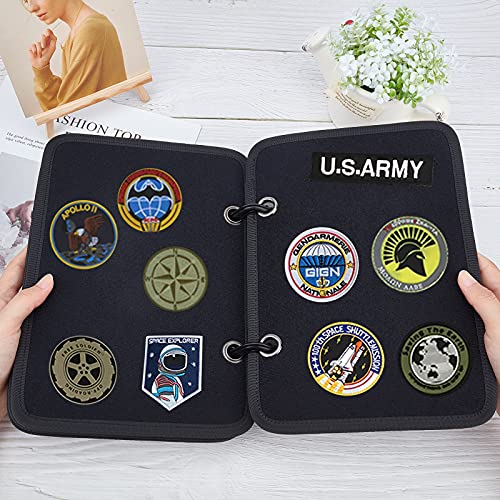 1 Set Tactische Militaire Patch houder, 4 Losse vellen Patches Badge Display Kleding Gouden Rod Battle Morele Patch Houder Plate klittenband tekenen voor sieraden Weergave knoppen-Badge collecties 3