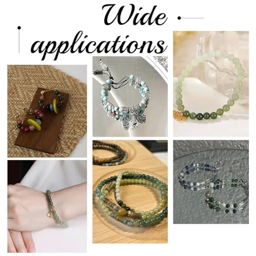 Ca. 190st Turquoise Parel Strands 4mm Natural Marble Beads Dark Cyan Verwarmde Ronde Losse Edelstenen kralen Natuurlijke Losse kralen voor armband maken en 5