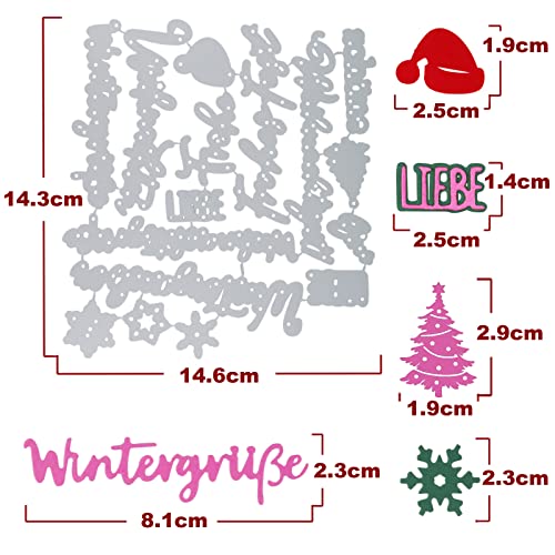 6 Sets Stencils snijden Cutting Dies Punching Template Embossing Scrapbooking Embossing Template Map Embossing Plate voor DIY