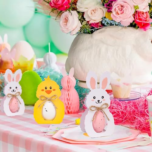 2 st. Sterfvorm Pasen Boxen Sterfvorm Pasenei Sterfvorm Hare Chick Stencil Craft DIY Bom Bier Decoratie Pasen Gift 5