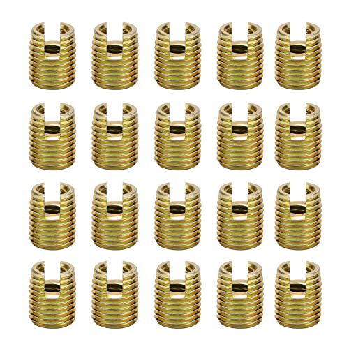 Zelftappende draad 20 st 302 Carbon Steel Schroef Reparatie Accessoires (binnen M6 1,0 buiten M10 1.5)