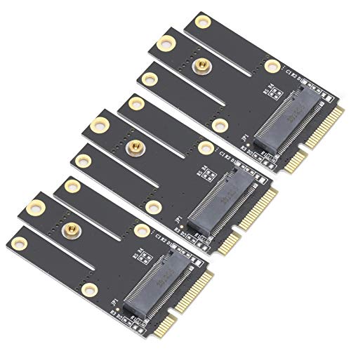 3PCS M.2 NGFF naar Mini PCI-E draadloze netwerkadapterkaart, Mini Portable Converter voor draadloze WiFi, Compatibel met Bluetooth Network Card voor 3160NGW 8260NGW AX200NGW ect