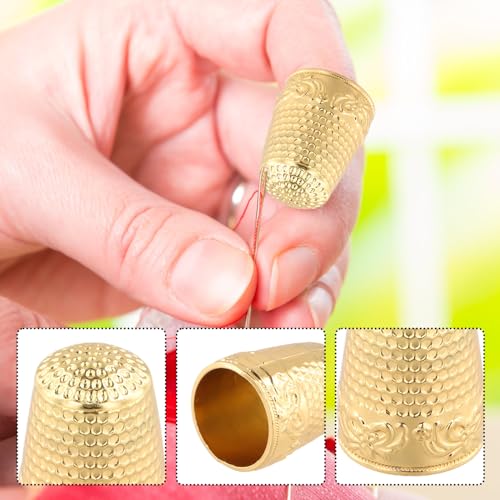 4 Stukken Vingerbeschermers Vintage naaivilt Naaiaccessoires Vingerbescherming voor knutselen op maat Hulpmiddelen 3