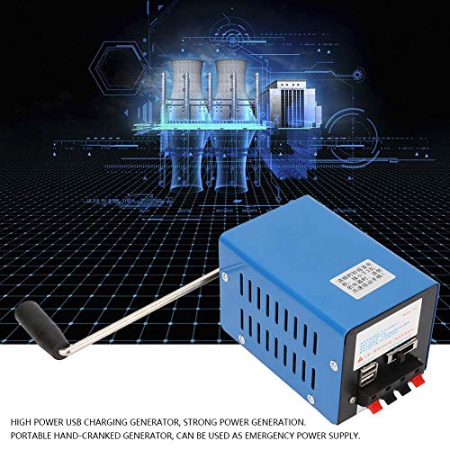 Hand Crank Generator draagbare noodvoeding 20 W 2000 RPM USB Mobiele telefoon computer oplader noodsurvival Power Bank Outdoor Standard