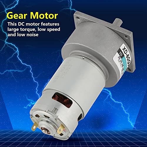 DC 12V / 24V 35W Mini DC Drive Motor Metal Speed Verstelbare grote torque motor CW/CCW (12V 150rpm) 5