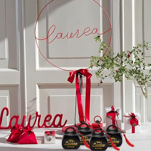 Kleine geschenkdozen voor afstuderen, Italiaanse afstudeerdecoratie, gastcadeaus voor afstuderen partijen 5