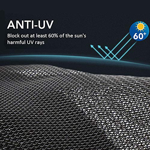 Fine Mesh Fly Masker met oren ademend paard masker anti mug voor paard blauw en wit L 5