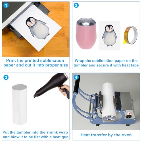 12 oz Sublimatie Glitter Wijnbeker, 2 stuks Roestvrij staal Dubbele wand Geïsoleerde Sublimatie Bekers met deksel voor wijn koffie Cocktails, Roze 5