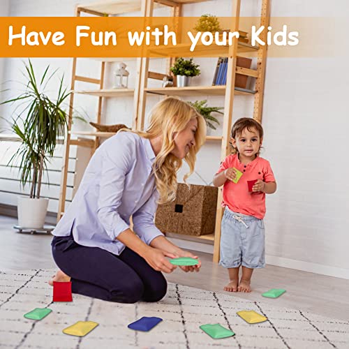 Bean Bags en Plastic ringen, Toss Speelgoed Set, Toss Game Set voor Bean Bags, Gooi voor kinderen, Outdoor Games voor kinderen, Outdoor Party Games Garden 5