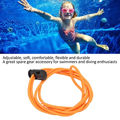 Zwemmen Goggles riem Zwemmen Goggles touw Elastische Rubber, Plastic 2 stuks Elastische Rubber Zwemmen Goggles riem vervanging set duiken Snorkel band verstelbare touw 4