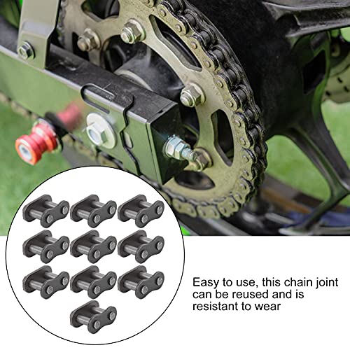 Chain Master Link, 10Scs 428 Steel Chain Master Link Chain Connectors Joint Connector voor Motorfiets Fietsen Overig 3