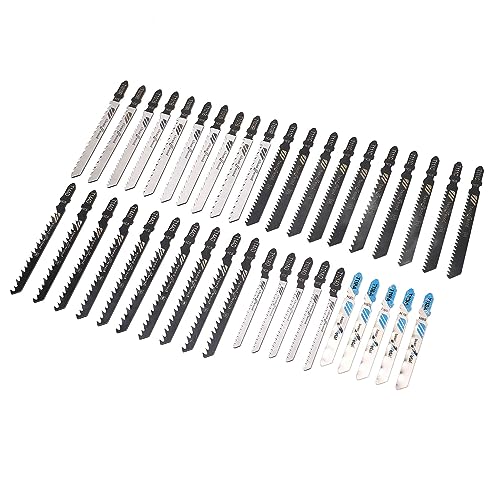 40-Piece puzzelblad van hoge snelheid staal voor het snijden van hout beter zagen, breed toepassing, in totaal 40 stukken, solide Shaft, Premium Materiaal 4