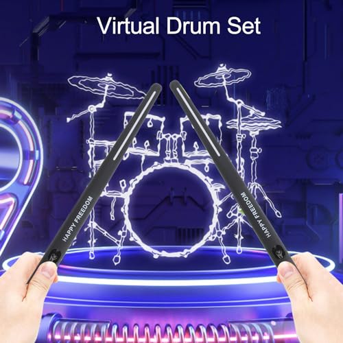 Virtual Drum Kit met Virtual Reality Technology, 3D Motion Detection, Air Drum Set voor beginners, kinderen, volwassenen