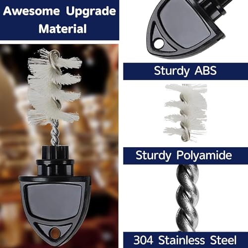 15Stuks Bier Faucet Borstelpluggen, Beer Tap Plug Borstel, Faucet Cleaner Nylon Reiniging Borstel Home Brew Accessoires 4