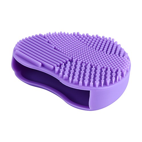 7 kleuren Make-up borstel reiniger, Beauty en Care Kits, Siliconen Hart Handschoen voor het reinigen van Cosmetic Plank, Wasmachine, 01 3