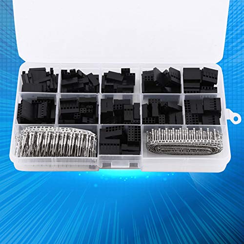 620st Connector Pin behuizing Jumperdraad Cable Pin Header Connector Kit Plug/Bus Crimp Pins Adapter Terminal 4