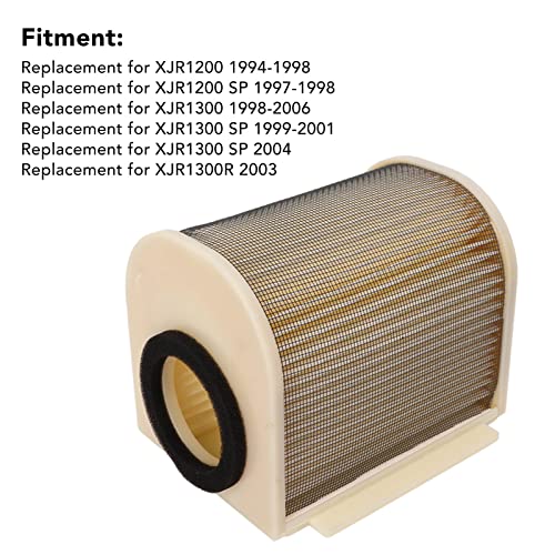 Air Filter for Motorcycle, 4kg 14451 00 Air Filter Element for Motorcycle Air Filter Element ABS Replacement for XJR1200 XJR1300 XJR1300R 4