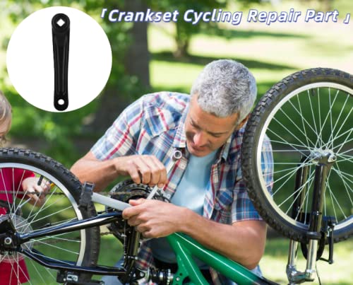 170mm aluminium wegberg Fiets Crank Fietsplein / Window Hole Crankset Fietsen Reparatie deel links Crankarm 3